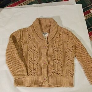 OshKosh B'gosh Cream Knit Cardigan